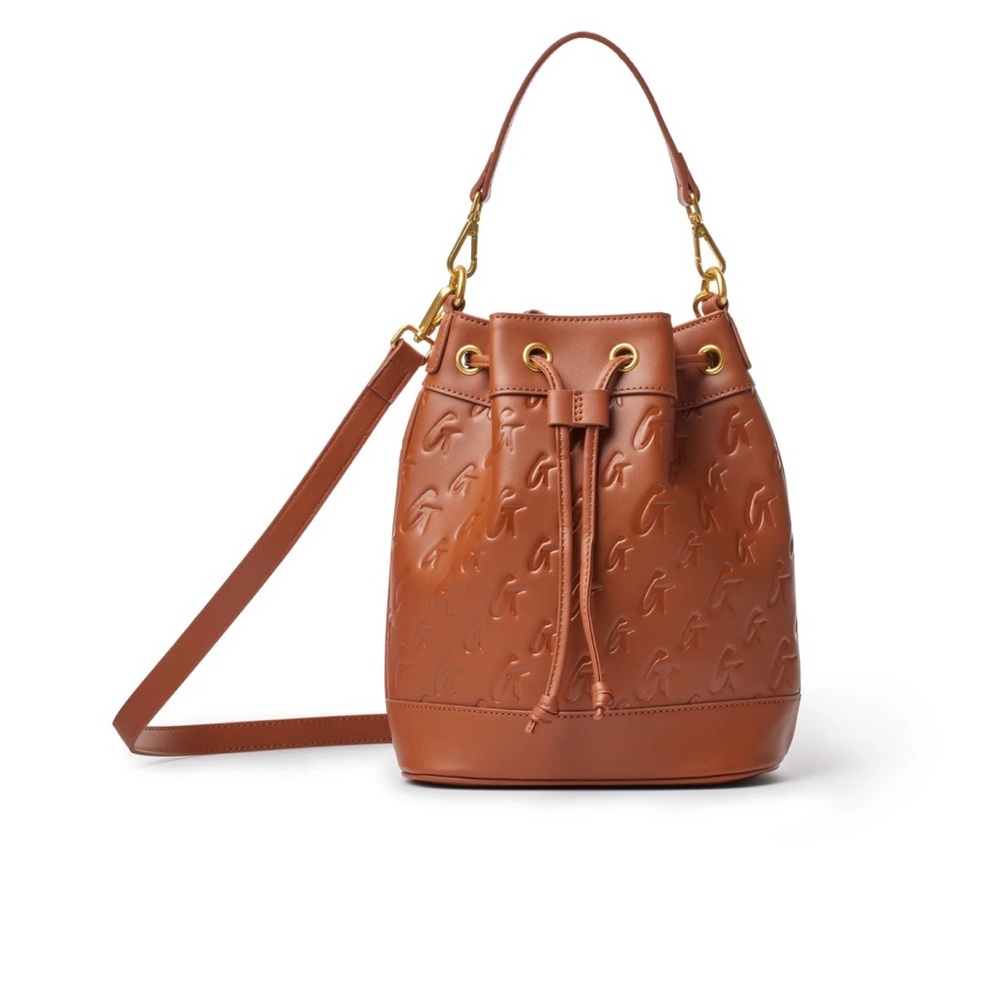 Glamaholic medium brown bucket bag